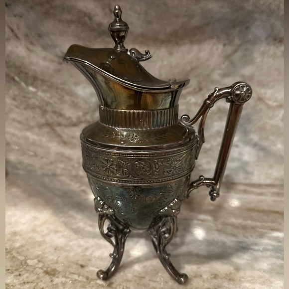 Simpson Hall Miller & Co Quadruple Syrup Pitcher - Picture 1 of 8